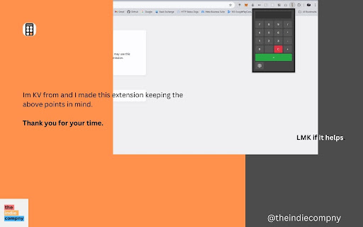 Calculator [Alt + C]  from Chrome web store to be run with OffiDocs Chromium online